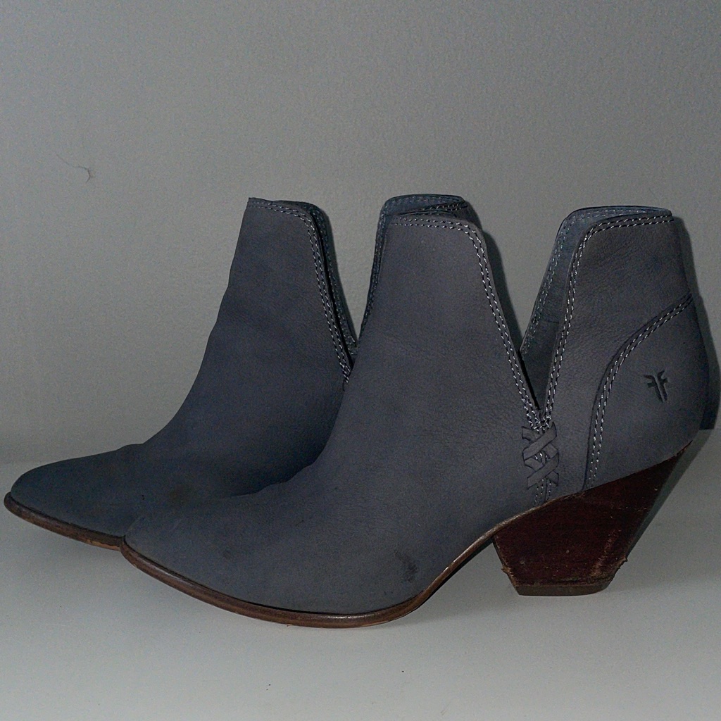 Frye Women's Charcoal Ankle Booties